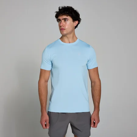 T-shirt texturé MP Active pour hommes – Bleu ciel