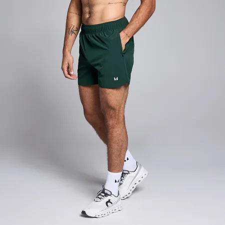Short d’entraînement tissé avec entrejambe de 13 cm MP pour homme – Émeraude foncé