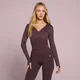 Veste courte sans coutures Tempo MP femme - Caramel