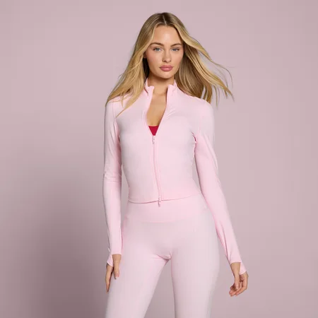 Veste courte Tempo MP femme - Rose poudré