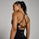 Débardeur à bretelles sans coutures MP Tempo femme - Noir