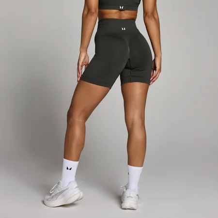 Short Tempo sans coutures froncé MP femme - Gris nuit