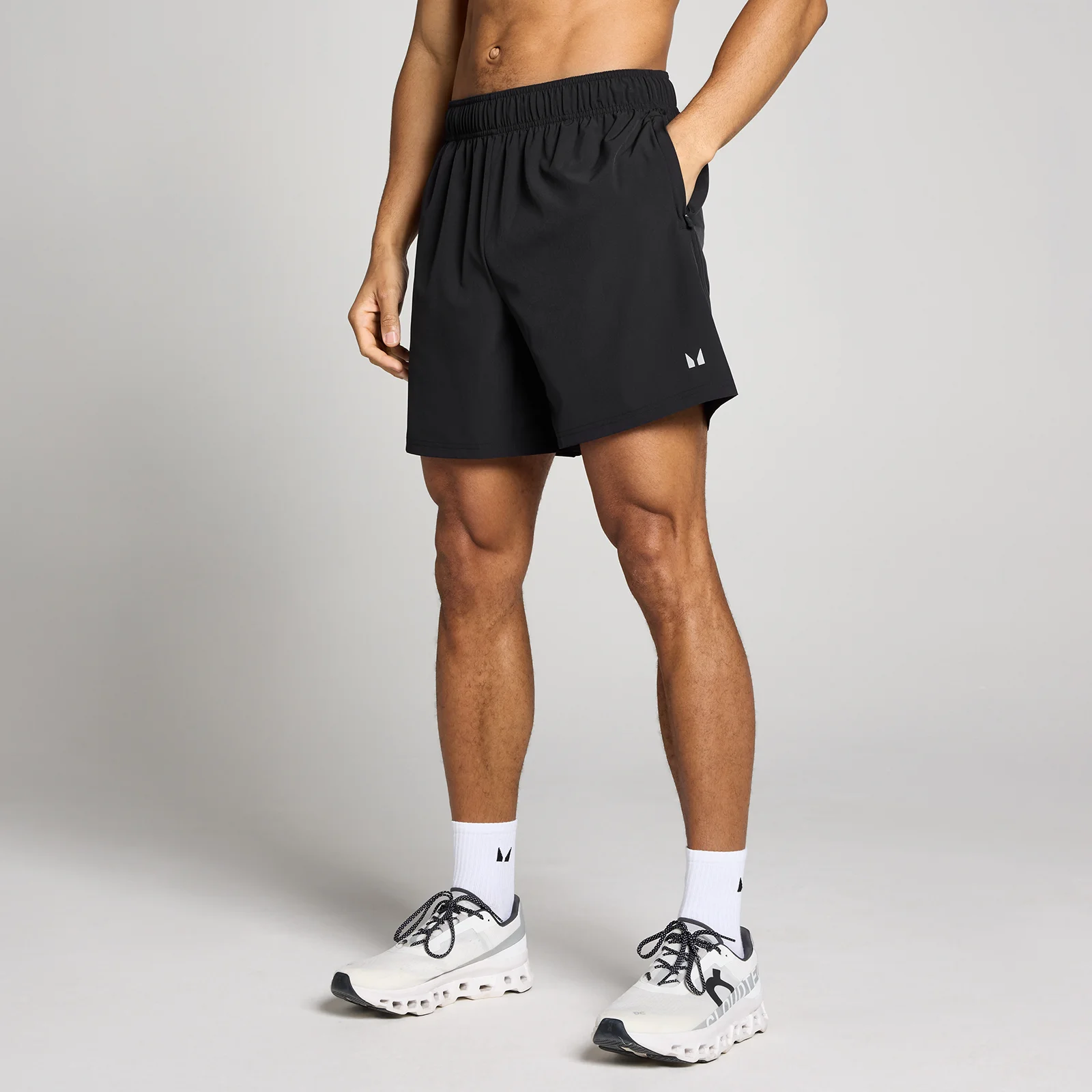 Short tissé d'entraînement MP 7" homme - Noir - XS Image 1