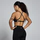 Brassière sans couture avec bretelles MP Lift femme - Noir