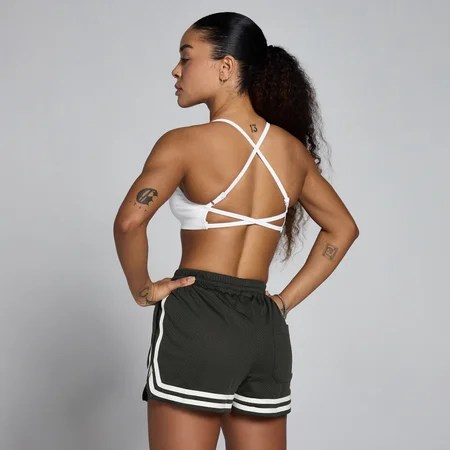 Brassière sans couture avec bretelles MP Lift femme - Blanc