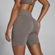 Short sans couture taille moyenne MP Tempo Hybrid femme - Gris cendré