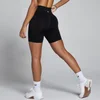 Short froncé sans couture Lift MP femme - Noir