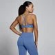 Brassière de sport twist au dos Tempo MP femme - Bleu ardoise
