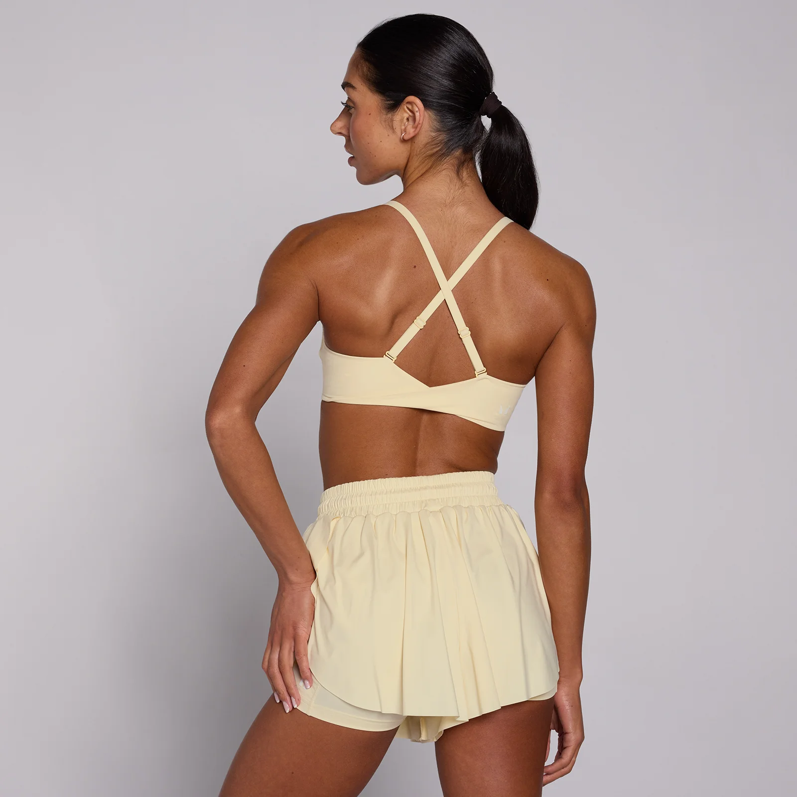 Brassière de sport Tempo Twist Back MP femme - Butter - XS Image 1