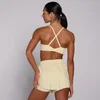 Brassière de sport Tempo Twist Back MP femme - Butter
