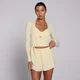 Crop top cache-cœur Tempo MP femme - Beurre