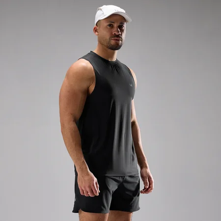 Débardeur ultra mesh Training MP homme - Noir