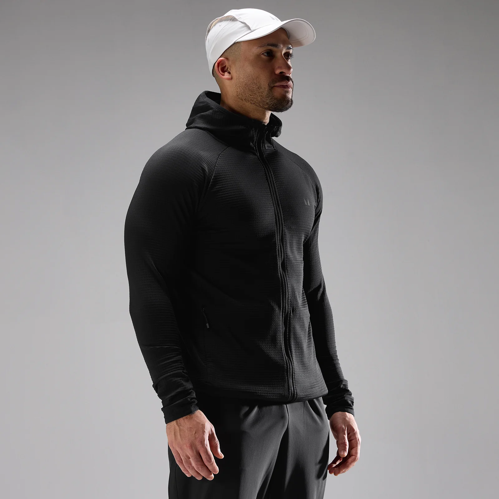 Sweat à capuche Ultra Gridded MP homme - Noir - L Image 1