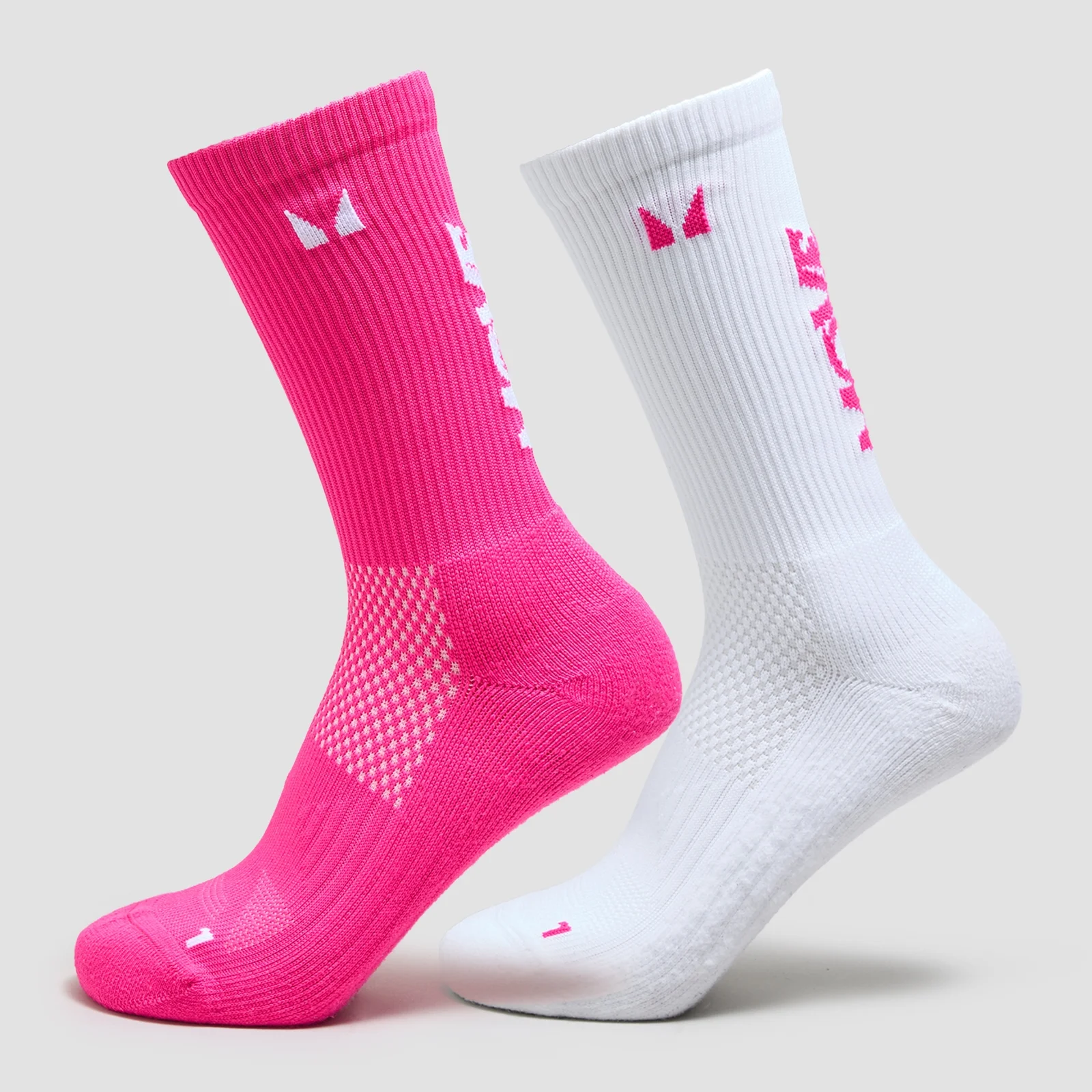 Chaussettes de running MP Move Club (lot de 2) - Rose bonbon - UK 2-5 Image 1
