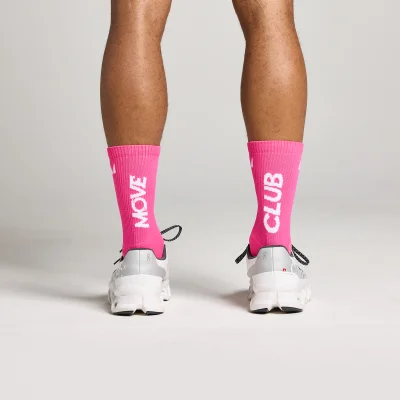 Chaussettes de running MP Move Club (lot de 2) - Rose bonbon - UK 2-5 Image 7