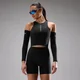 Top de course zippé Velocity Ultra MP femme - Noir