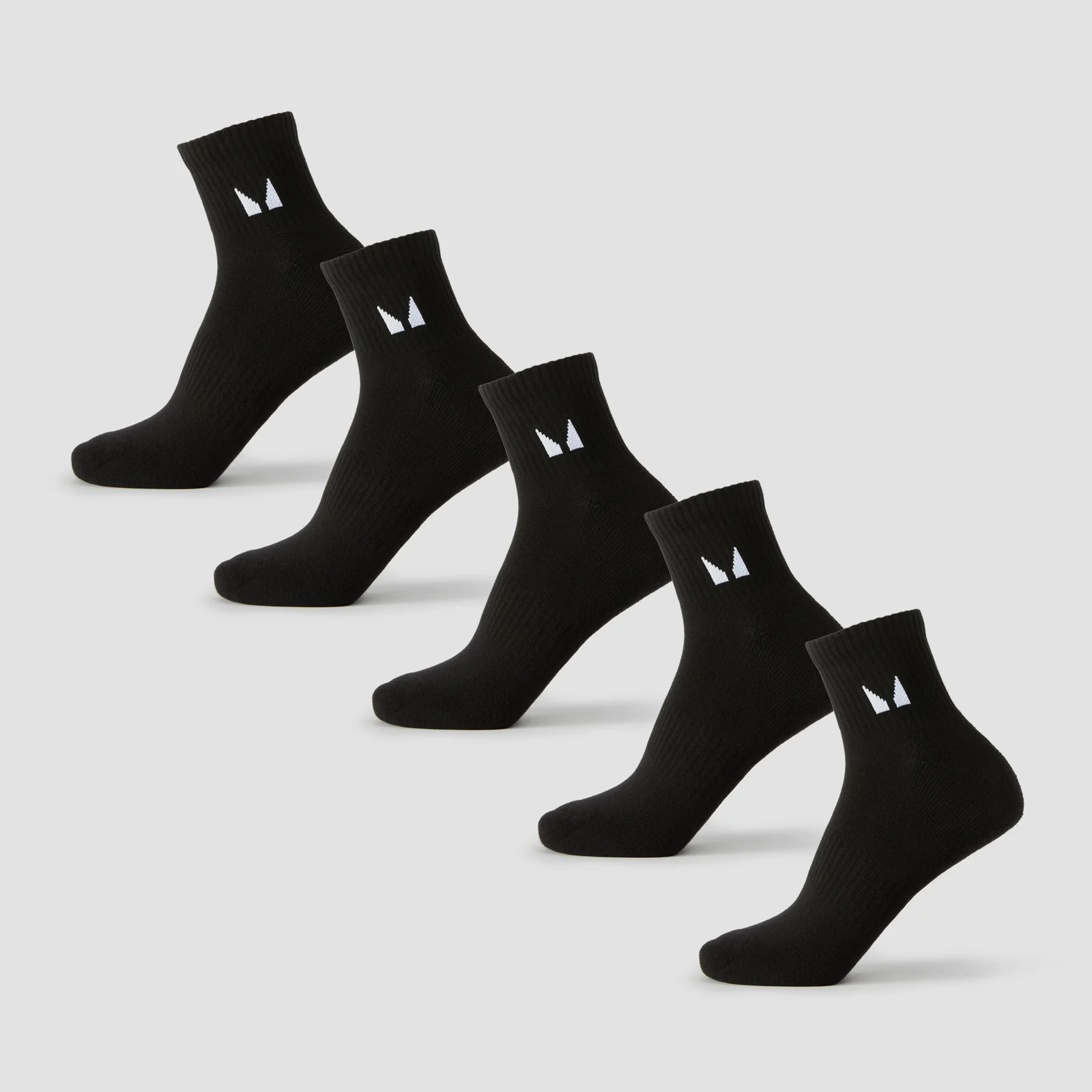 Chaussettes basses MP unisexe (lot de 5 paires) - Noir - UK 9-11 Image 1