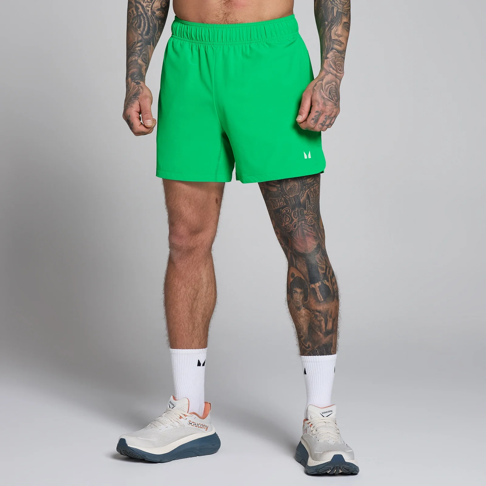 Short tissé Training MP 5" homme - Vert zesté - XS Image 1
