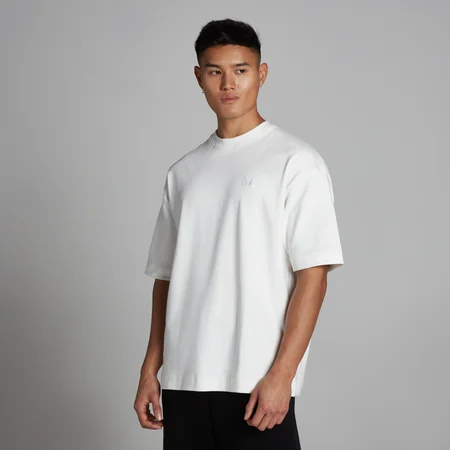 T-shirt MP oversize coton homme - Blanc