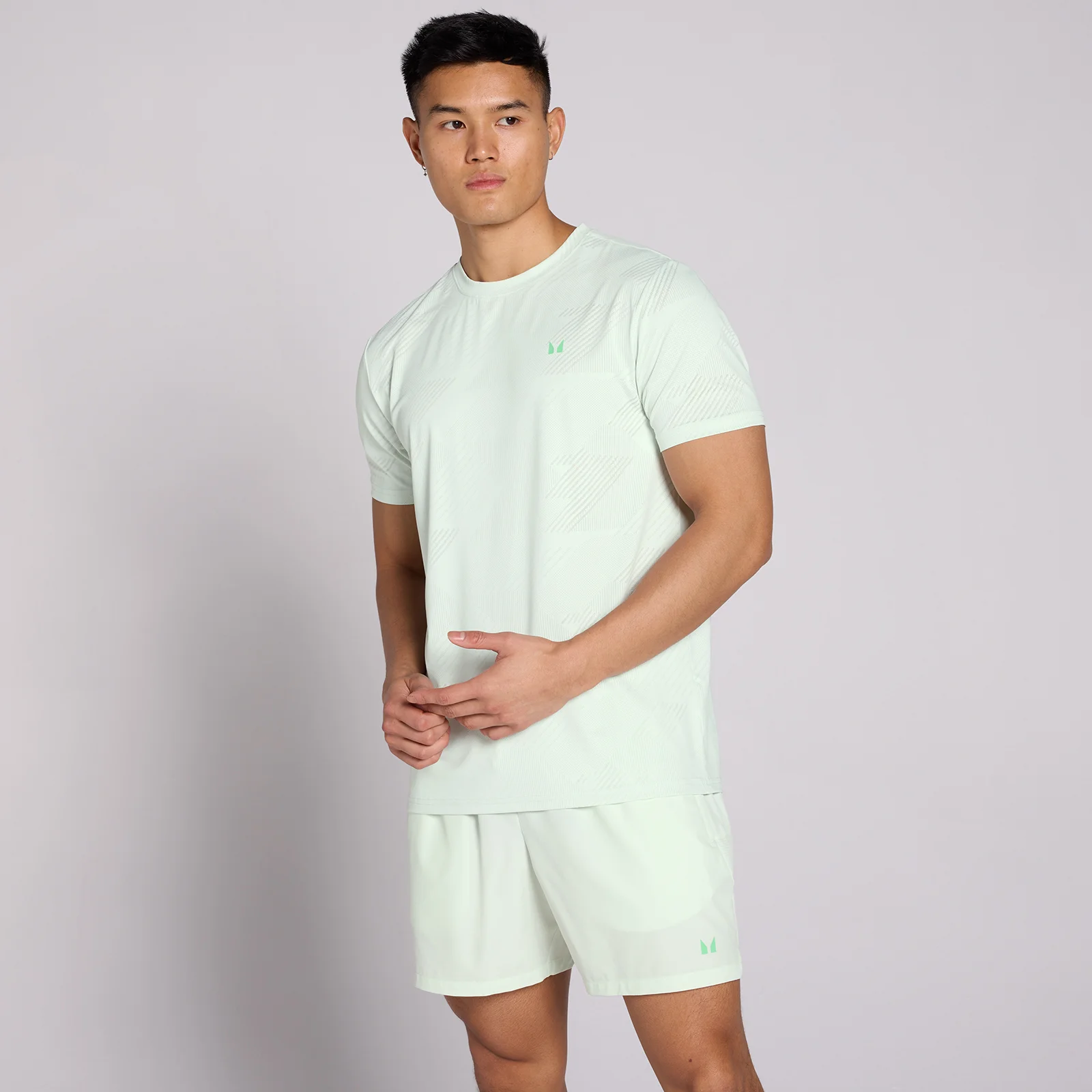 T-shirt graphique Active Training Pillar MP homme - Pistache - XS Image 1