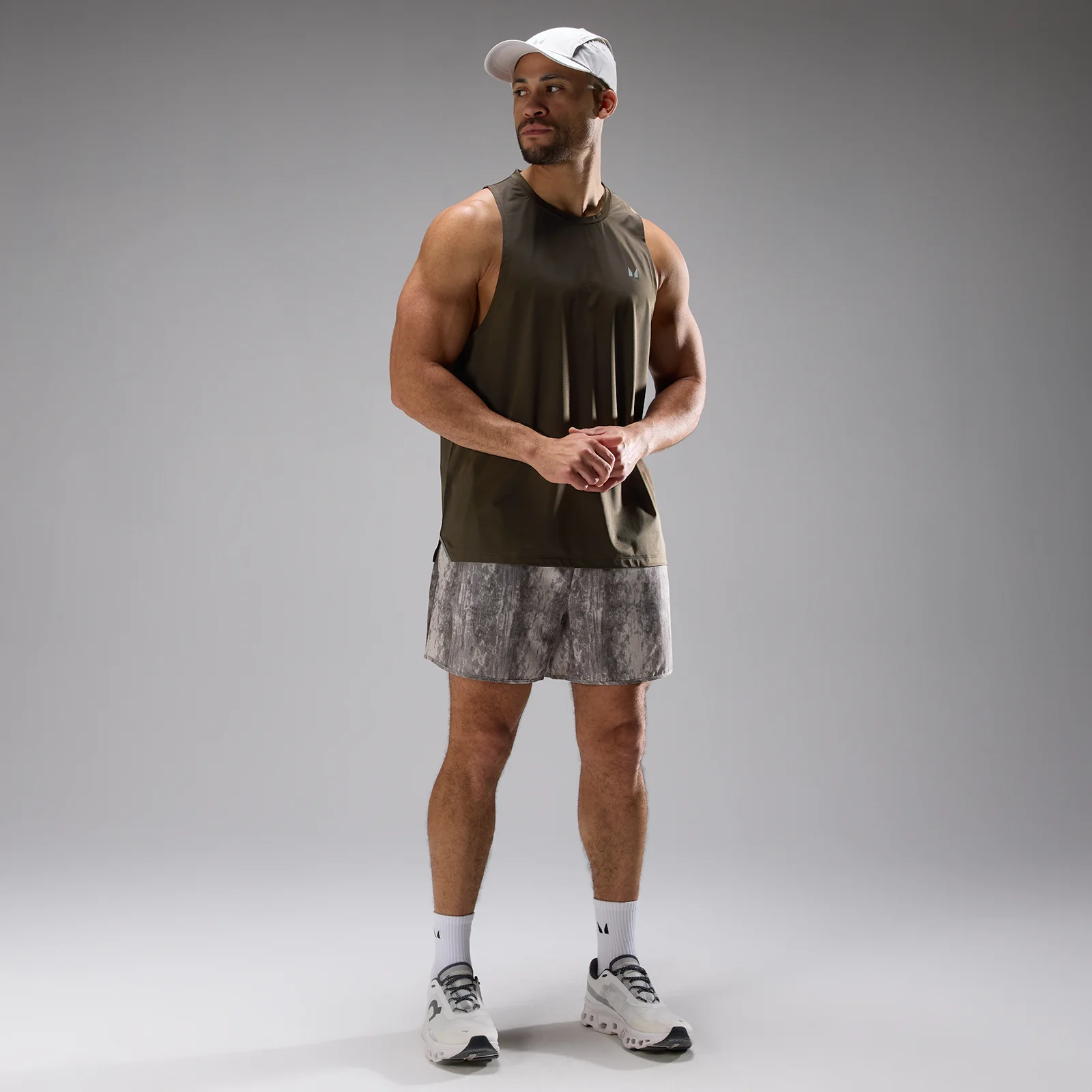 Débardeur mesh ultra Velocity MP homme - Terre - XS Image 1