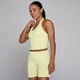Débardeur sans coutures col licou Tempo MP femme - Citron