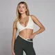 Brassière de sport MP Tempo Triangle femme - Ivoire