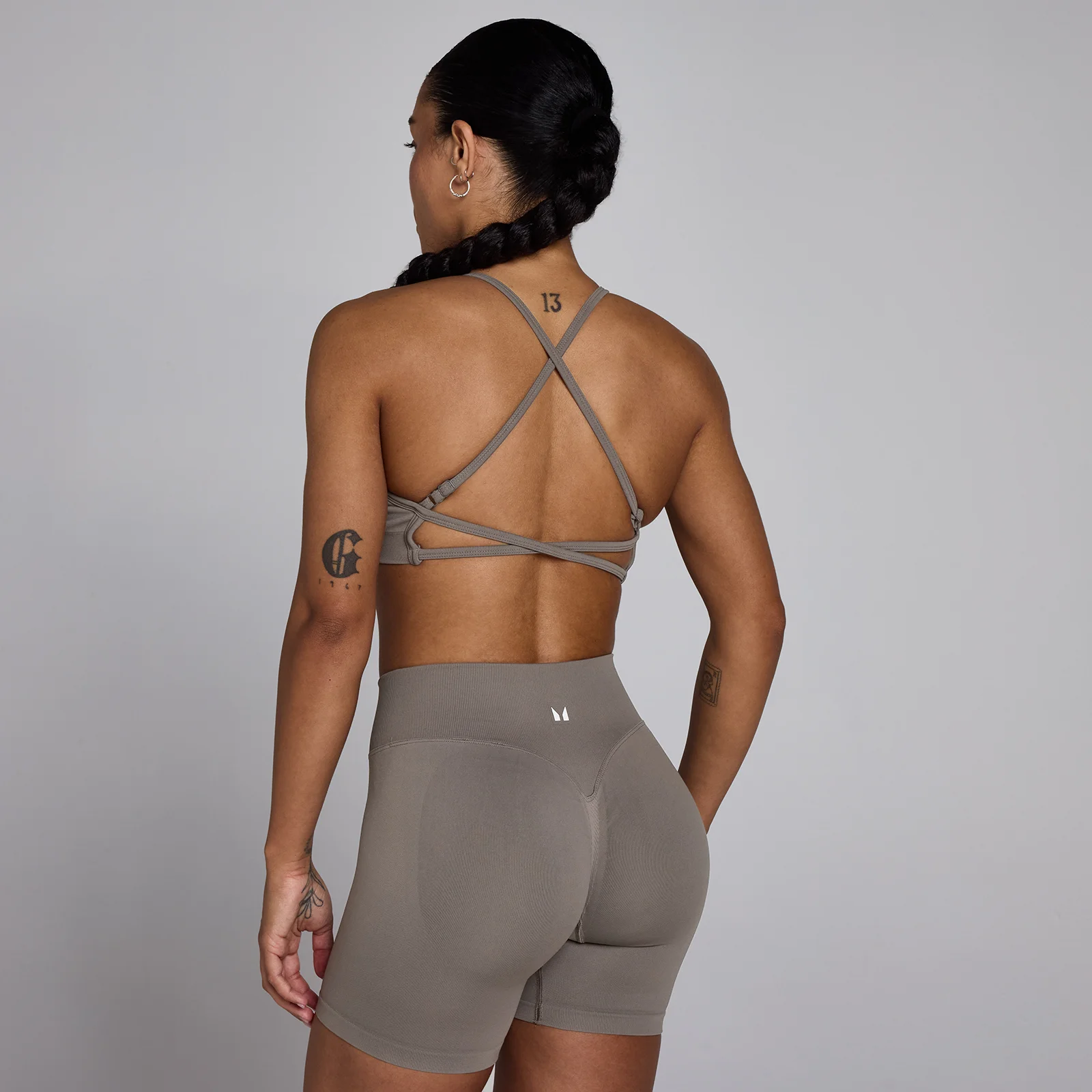 MP Women's Lift Seamless Strappy Bra - Dark Truffle - L Image 1