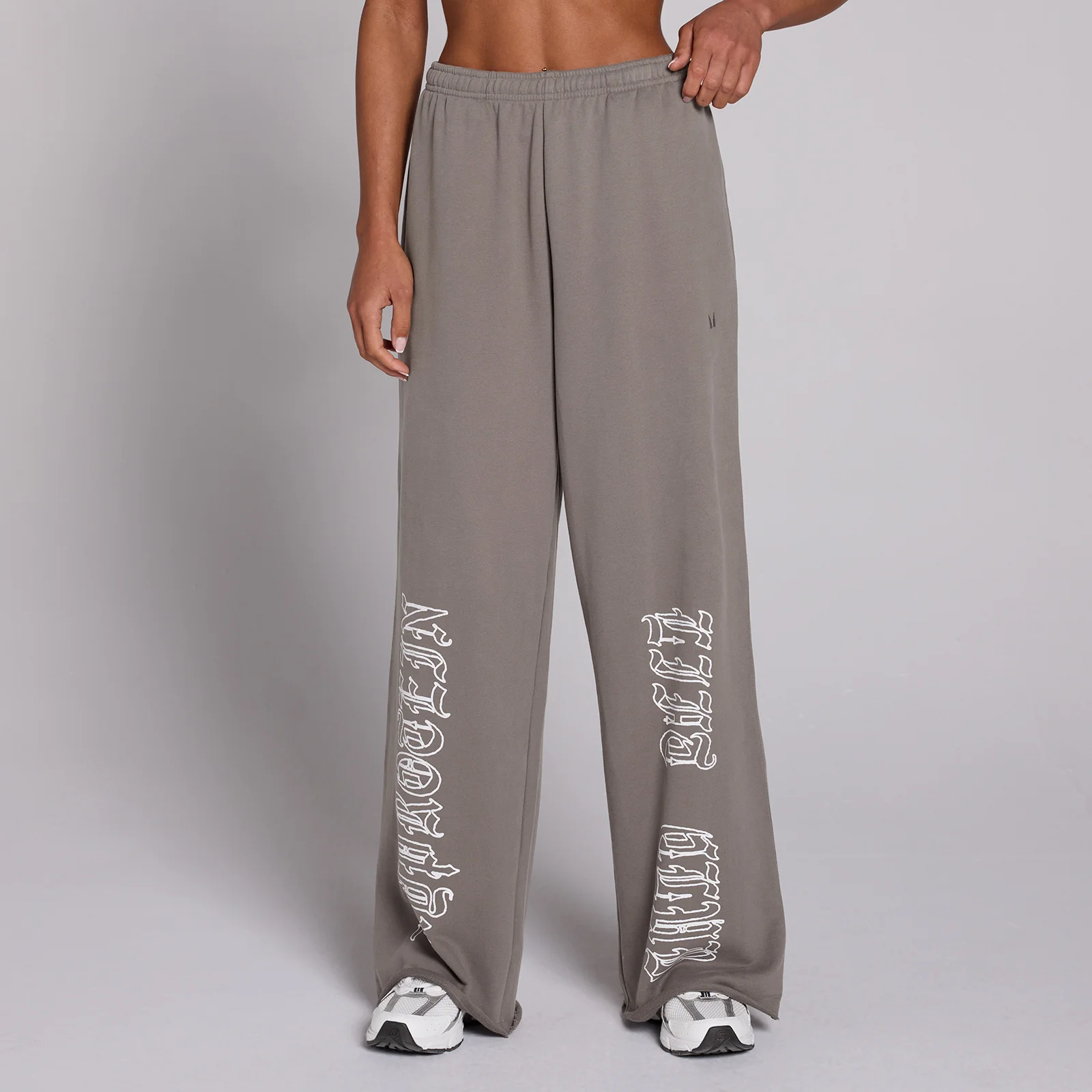 Jogging jambe droite Lift Graphic Lifestyle MP femme - Truffe foncée - XS Image 1
