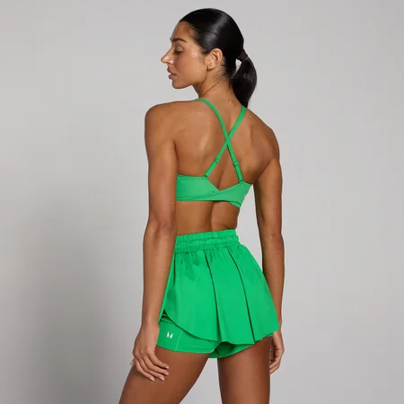 Brassière de sport MP Tempo Twist Back femme - Vert acidulé