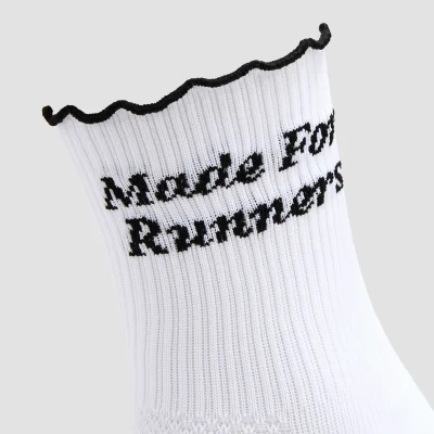 Chaussettes Pilates à volants MP (lot de 2 paires) - Noir/Blanc - UK 6-8 Image 6