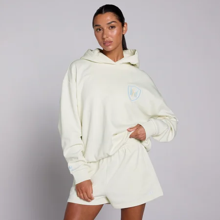 Hoodie oversize graphique Basics SGS MP femme - Brume