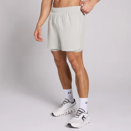 Short d'entraînement 2-en-1 5" MP homme - Chrome