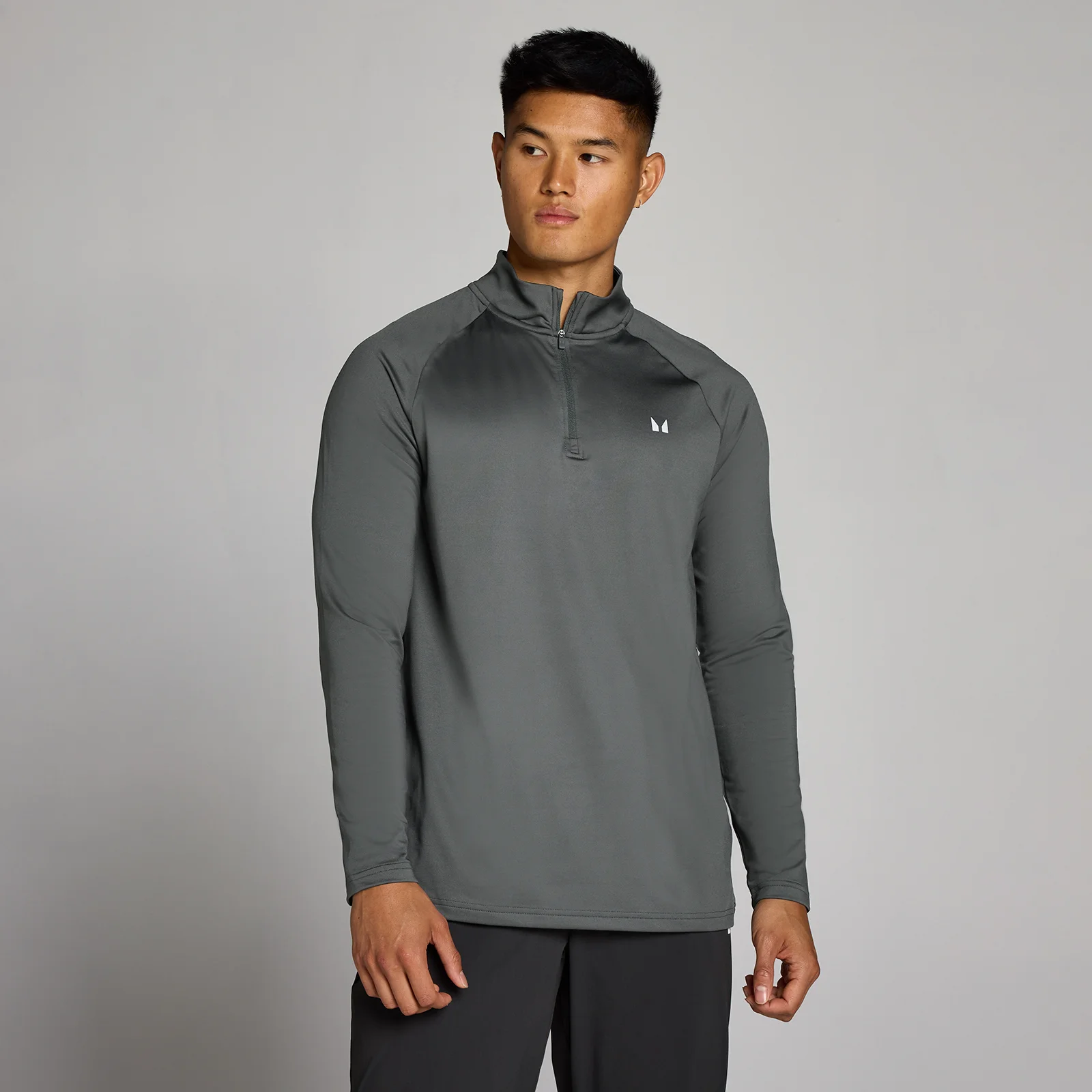 Sweat MP Training 1/4 zip homme - Gris foncé - M Image 1