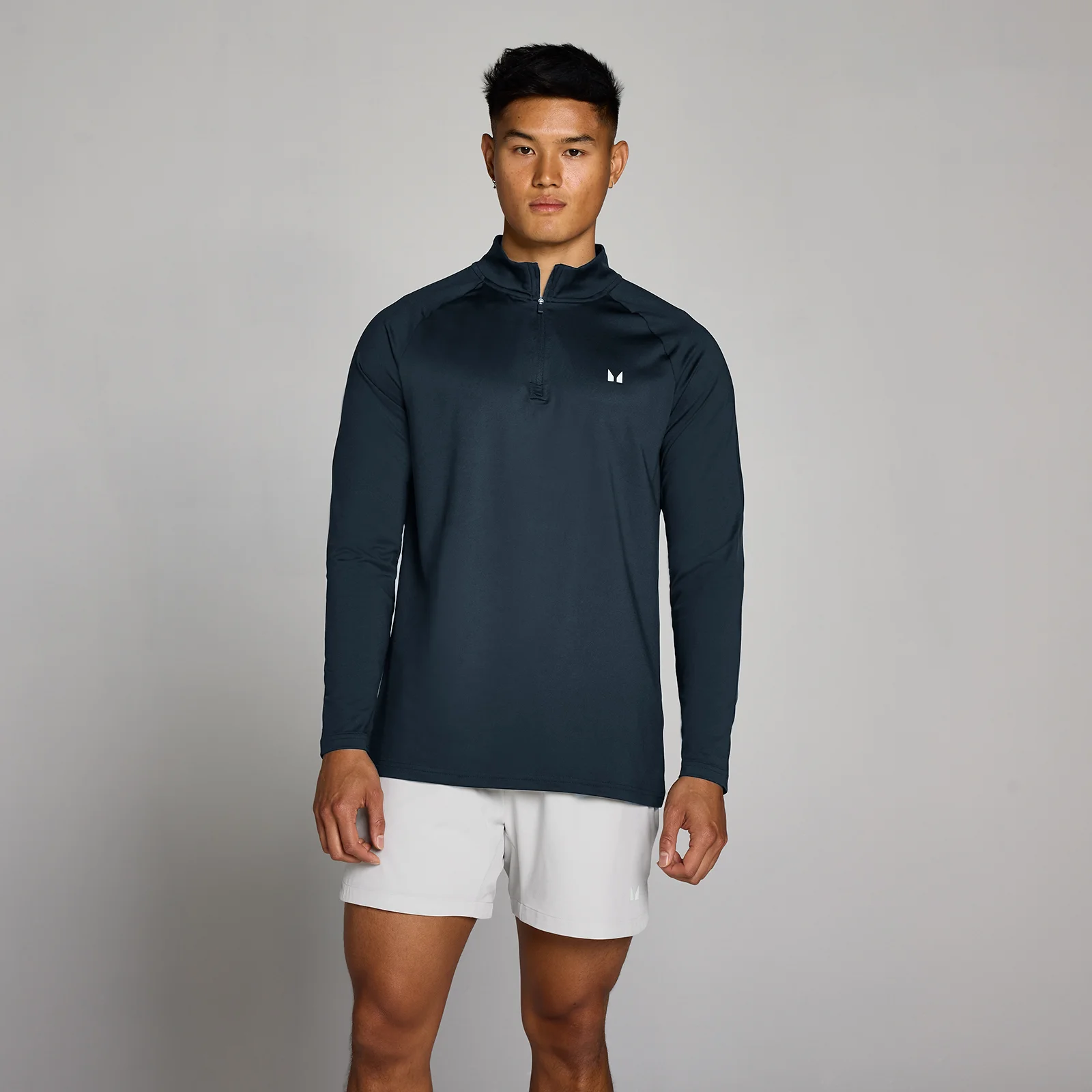 Sweat Training MP homme 1/4 zip - Bleu marine foncé - XS Image 1