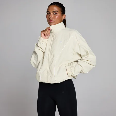 Veste tissée contrastée Tempo MP femme - Poussière du désert