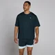 T-shirt mesh oversize Hybrid MP homme - Bleu délavé