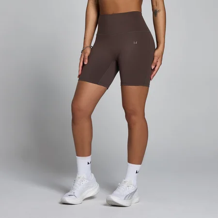Short taille haute Tempo MP femme - Cacao