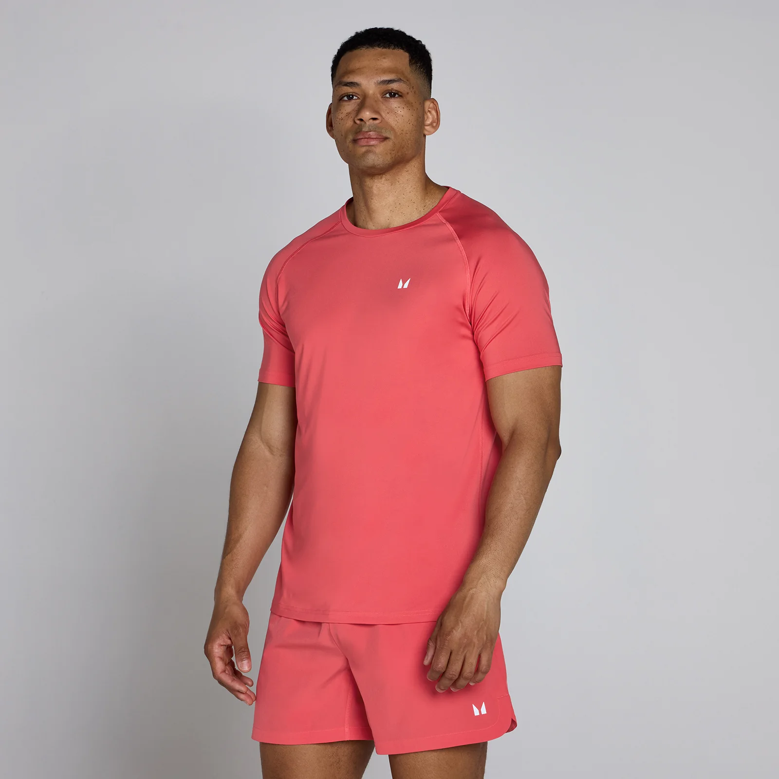 T-shirt d'entraînement manches courtes MP homme - Rouge terrain - XS Image 1
