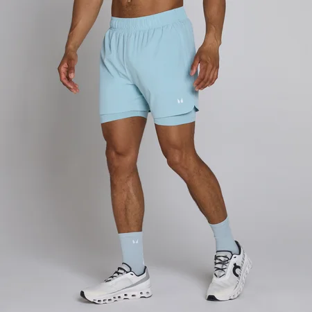 Short d'entraînement 2-en-1 5" Training MP homme - Glace