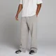 Jogging oversize jambe droite - Gris craie