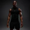 Débardeur sans couture Hero coupe muscle fit MP homme - Noir délavé/Vert alpha