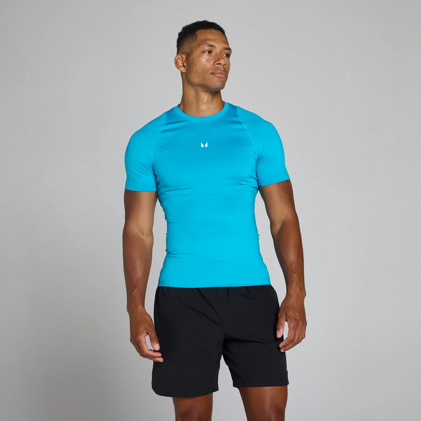 T-shirt baselayer manches courtes MP homme - Bleu power - XS Image 1