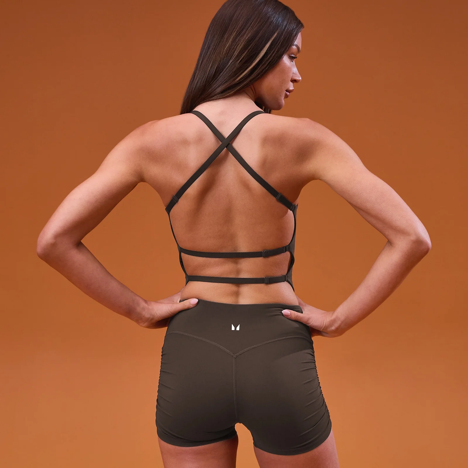 Débardeur dos ouvert Tempo MP femme - Cacao - M Image 1