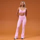 Legging évasé avec détail froncé avant Tempo MP femme - Rose cosmo