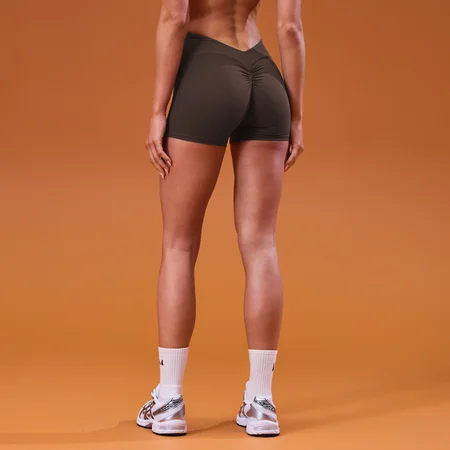 Short taille basse Tempo MP femme - Cacao