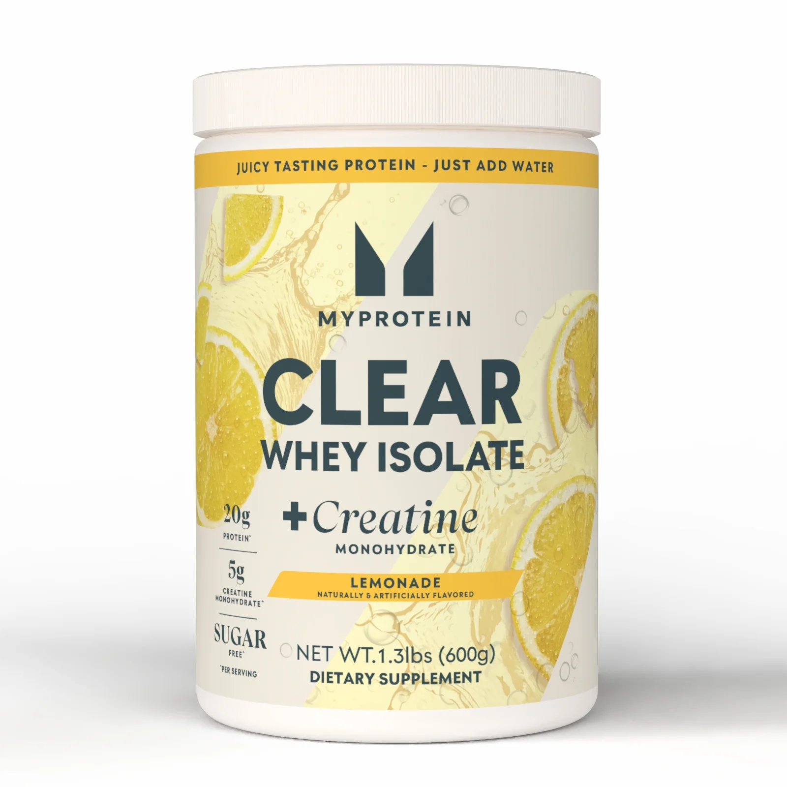 Myprotein Clear Whey Isolate Plus Creatine (USA) - 20portions - Lemonade Image 1