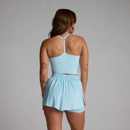 Débardeur dos nageur à bretelles Tempo MP femme - Bleu ciel