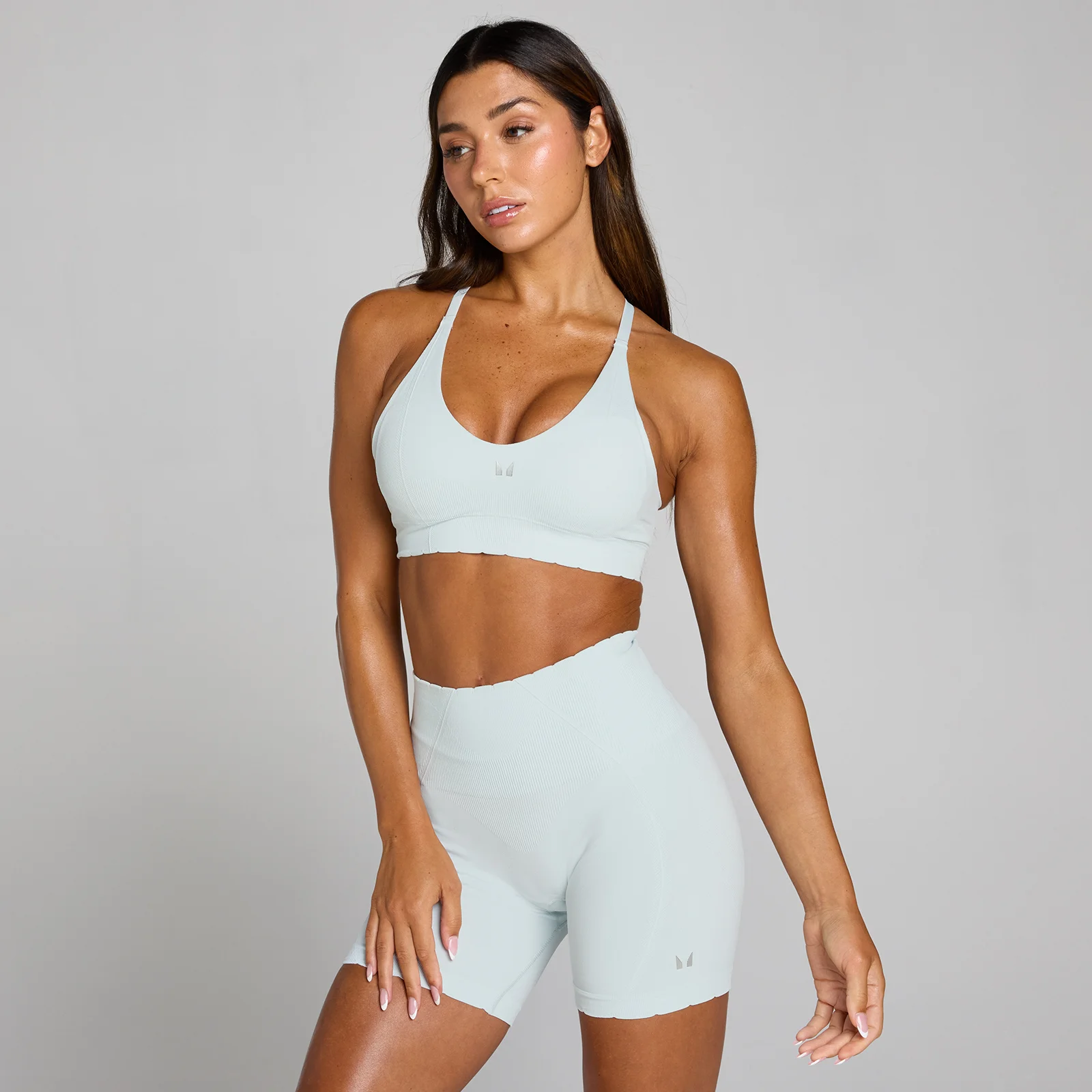 Brassière de sport Ultra Seamless Tempo MP femme - Bleu aura - L Image 1