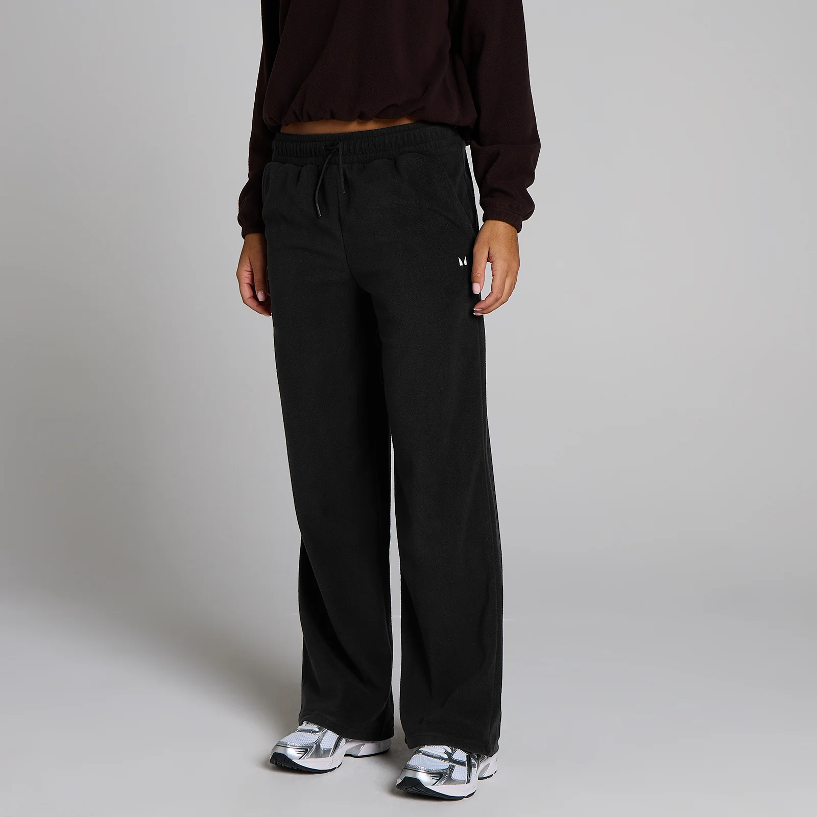 Jogging en molleton coupe droite MP femme - Noir - XS Image 1